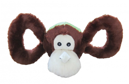 Jolly Pets Large Tug-a-mals, Monkey, Brown (435x283), Png Download