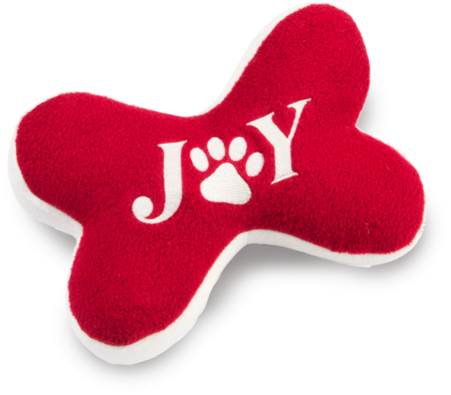 Holiday Squeaky Bone Dog Toy - Life Is Good Squeaky Holiday Bone 8.5-inch Holiday (570x570), Png Download