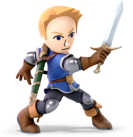 Super Smash Bros Ultimate Mii Fighters (450x450), Png Download