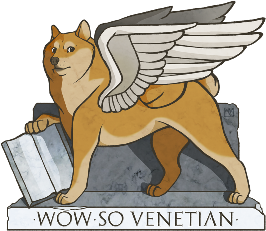 So Venetian Venice Shiba Inu Dog Like Mammal Mammal - Doge Student - Such Student Much Smart (957x835), Png Download