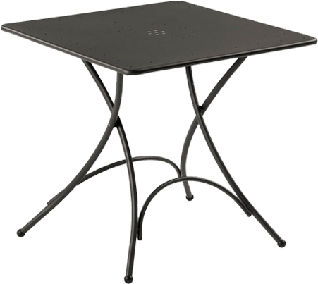 Web Quartier Folding Table - Mesa De Hierro Cuadrada (600x600), Png Download