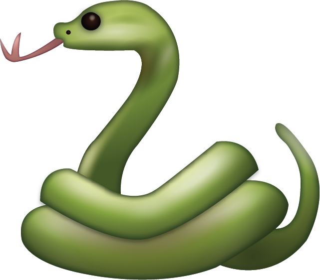 Download Ai File - Serpent Emoji (641x562), Png Download