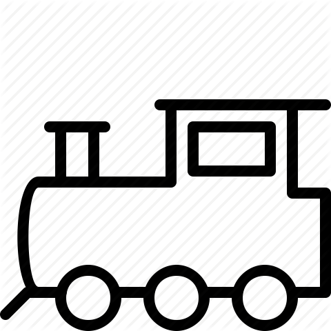 Train - Train Outline (480x480), Png Download