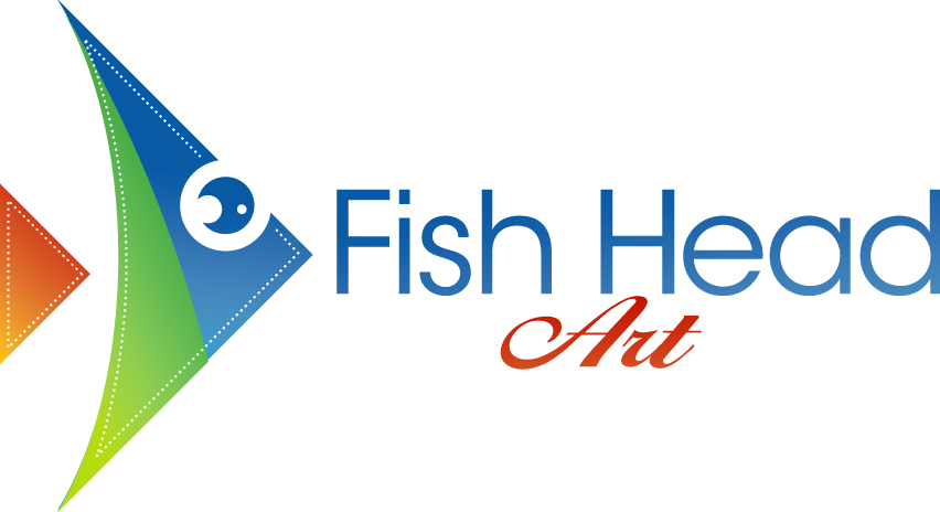 Fish Heads Logo (852x464), Png Download