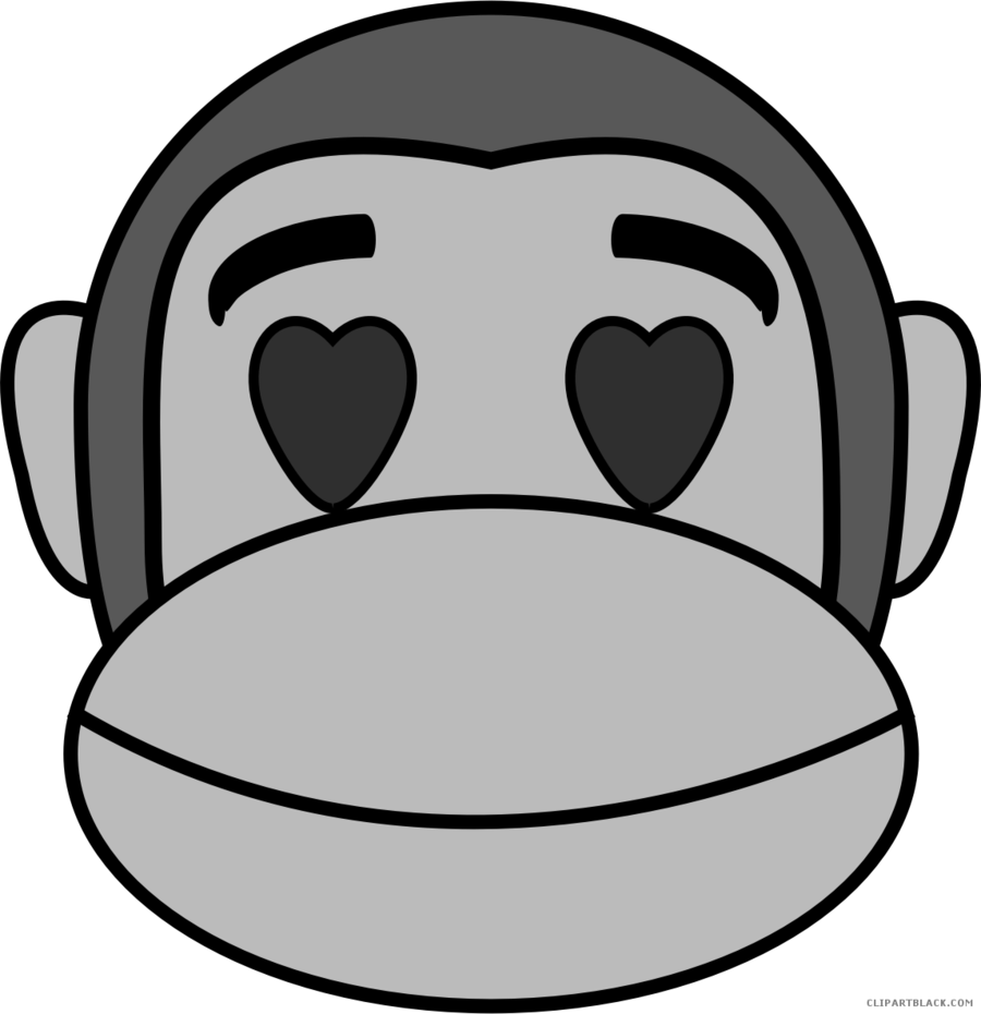 Monkey Face Clipart (900x930), Png Download