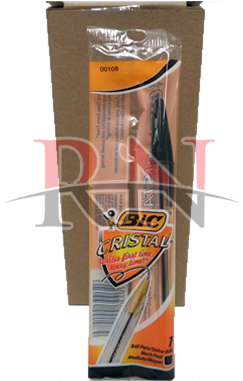 Crystal Ball Pen 1ct - Bic Cristal (380x380), Png Download