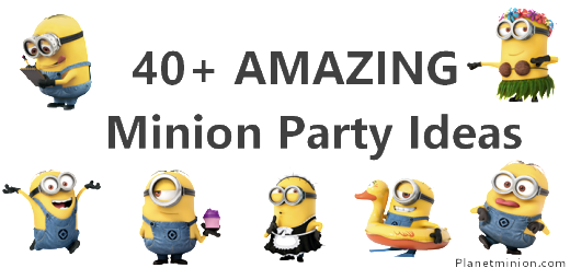 40 Amazing Minion Party Ideas - Despicable Me Stickers Minions (520x245), Png Download