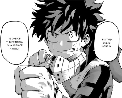 A Playlist For Midoriya Izuku - Essence Of Being A Hero (530x414), Png Download