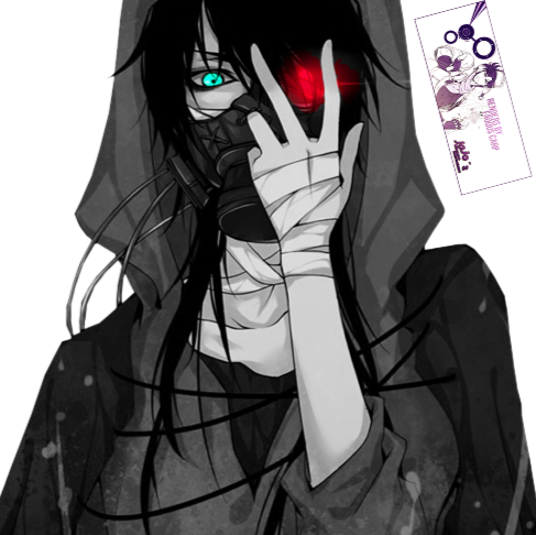 By J Abisha Magdalene - Anime Boy Mask Png (487x486), Png Download