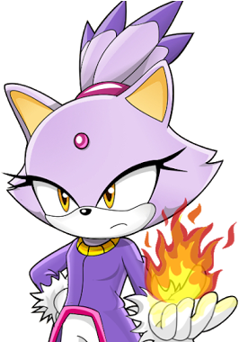 Blaze The Cat Png (379x379), Png Download