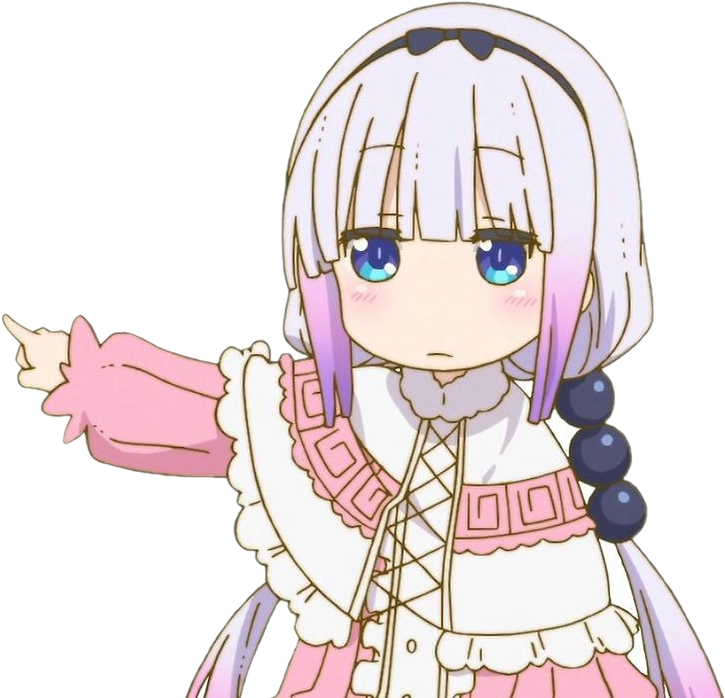 Kanna Kamui Dinosaur Cute Kawaiii - Kanna Dragon Loli (725x698), Png Download