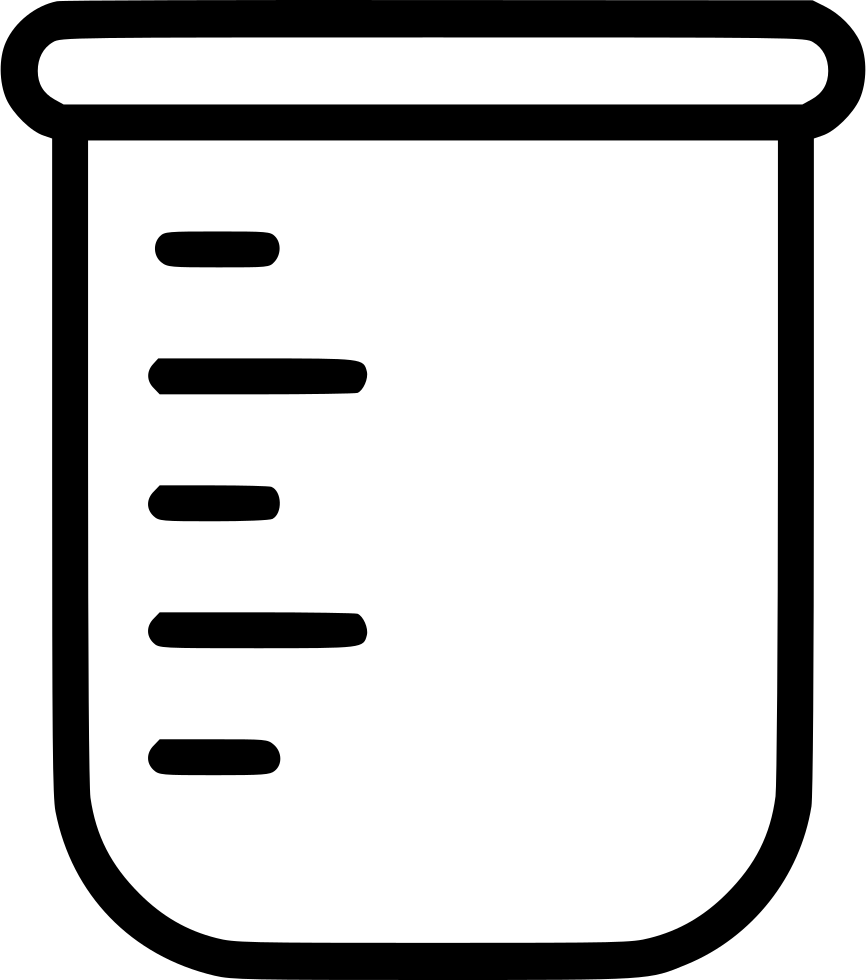 Measuring Beaker Test Tube Flask Laboratory Glass Comments - Test Tube (866x980), Png Download