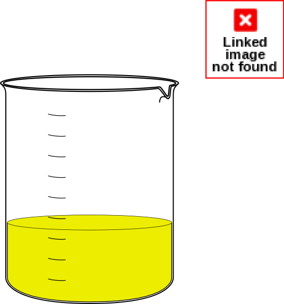 Free Download Yellow Area Font - Yellow Beaker Clip Art (558x599), Png Download