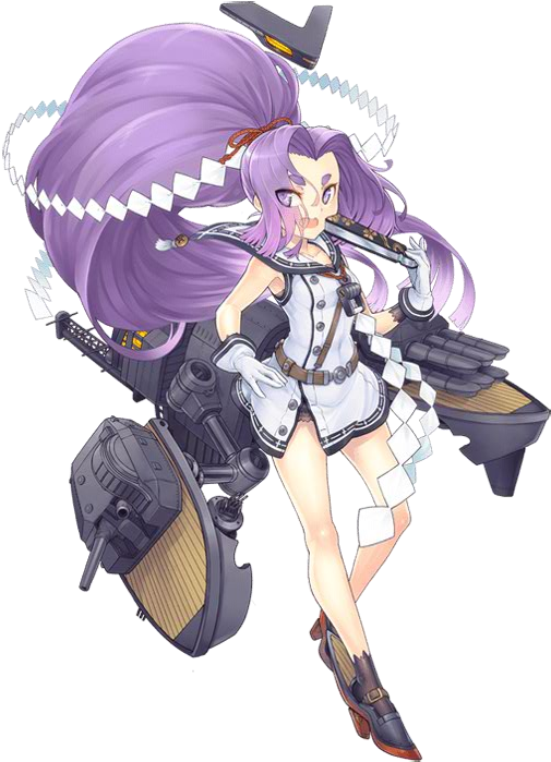 Worked - Kancolle Hatsuharu Kai Ni (580x710), Png Download