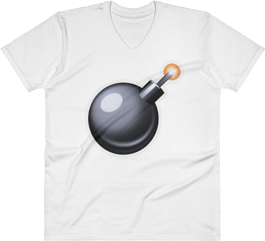 Men's Emoji V-neck - Emoji (1000x1000), Png Download