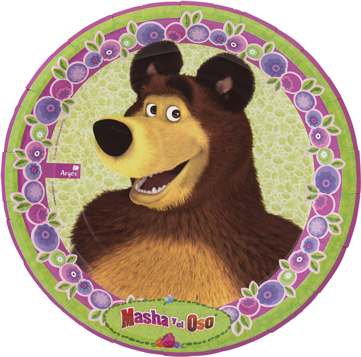 Linea Masha Y El Oso - Masha Y El Oso Argos (800x741), Png Download