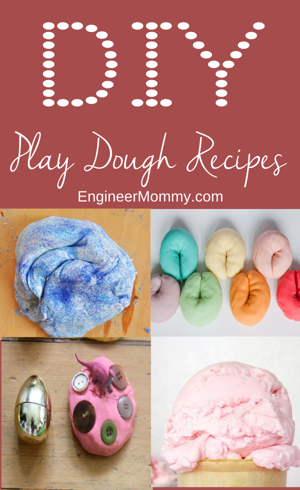 Diy Play Dough Recipes - Recipe (600x980), Png Download