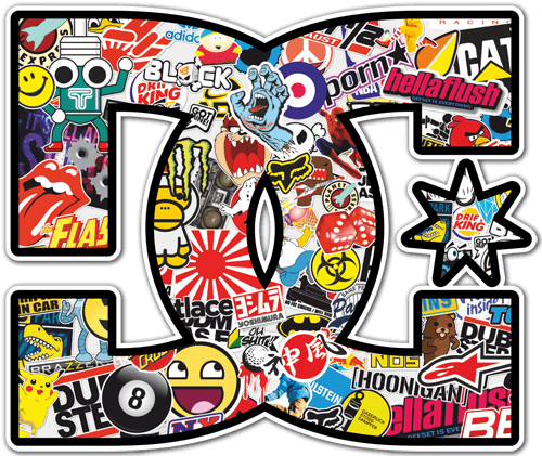 Car & Motorbike Stickers - Calcomanias De Moda Para Motos (500x421), Png Download