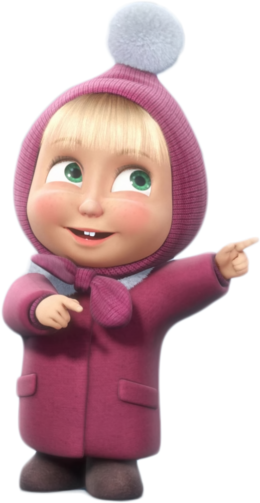 Imágenes De Masha Y El Oso Con Fondo Transparente, - Masa Ile Koca Ayi Png (609x1024), Png Download