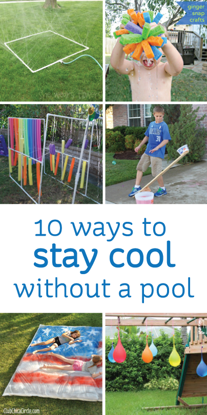 10 Ways To Stay Cool Without A Pool - Outdoor Play Garden Dart Game 36 Cm 0717004 (404x810), Png Download