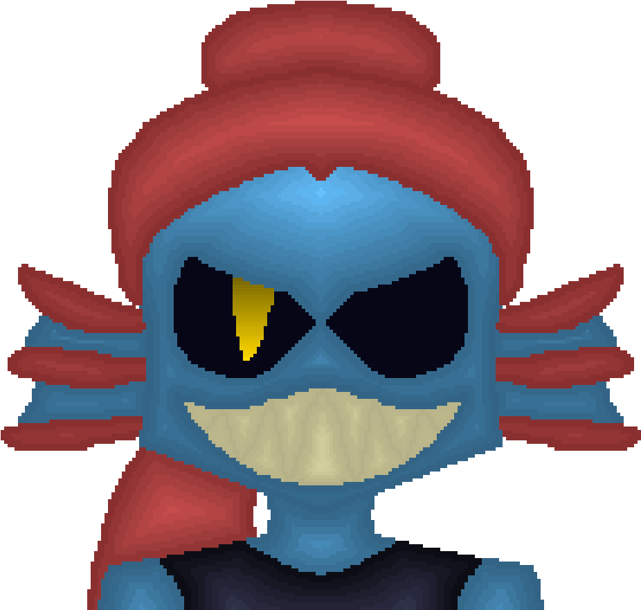 Undyne - Undertale - Illustration (1000x1100), Png Download