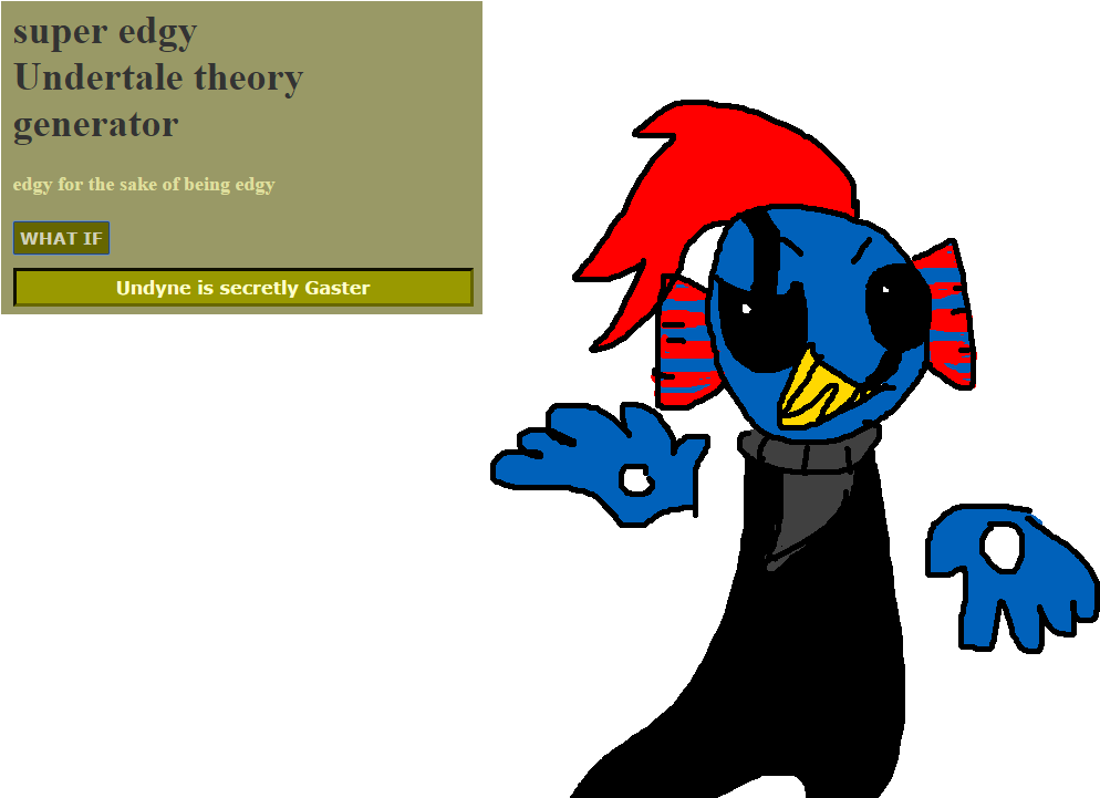 Undynetale Gaster Http - Generatorland.com (1280x720), Png Download