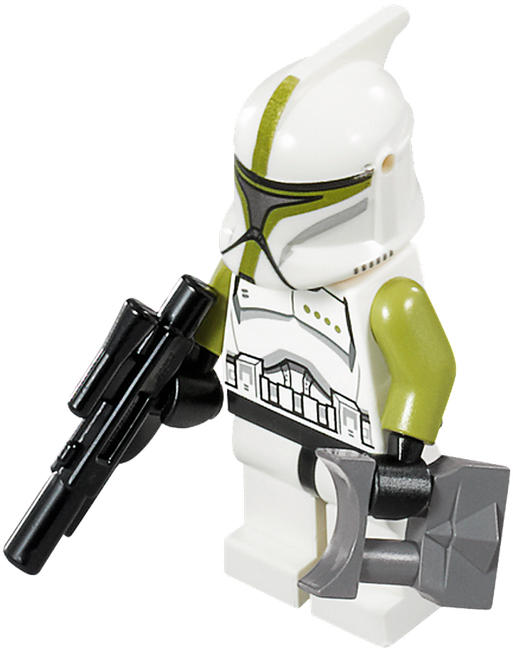 Clone Seargent - Lego Clone Trooper Vs Droidekas (721x916), Png Download