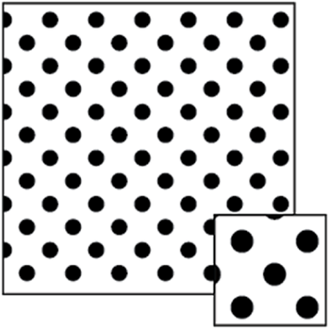Micro Perforated - Polka Dot (480x477), Png Download