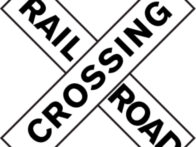 Railroad Crossing Sign Png (640x480), Png Download