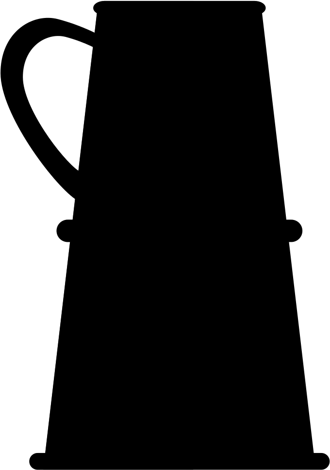 File - Beer Stein - Svg - Beer Stein Silhouette (411x539), Png Download