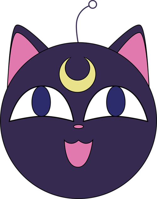 Luna-p From Sailor Moon - Sailor Moon Luna P Png (500x634), Png Download