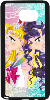 Luna E Sailor Moon Rubber Case For Samsung Galaxy Note5 - Romantic Lace Poster Print (portrait) - A2, 23.4 X (500x500), Png Download