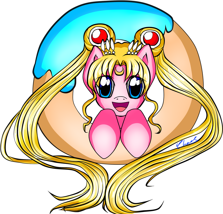 Chaosangeldesu, Crossover, Ponified, Safe, Sailor Moon, - My Little Pony: Friendship Is Magic (1000x834), Png Download
