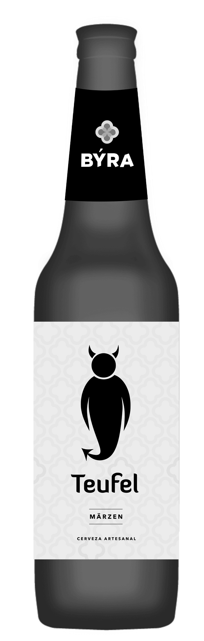 Craft Beer Oktoberfest Byra Variety Marzen In Bottle - Býra Engel Y Tufel (667x2094), Png Download