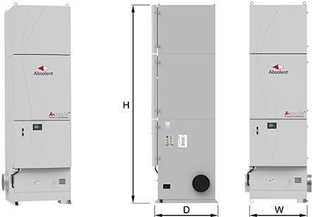 Smoke 40 Absolent Oil Smoke Collector - Absolent A Smoke 40 (550x330), Png Download