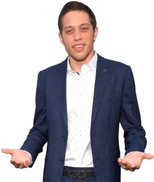 If Wunderkind Pete Davidson Weren't So Lovable, It - Pete Davidson White Background (330x412), Png Download