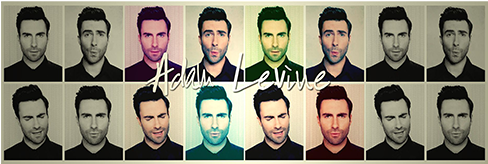 Maroon 5 Adam Levine Collage - Maroon 5 (500x666), Png Download