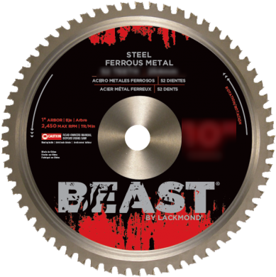 7-1/4" X 36 Tooth Ferrous Metal Circular Saw Blade - Lackmond Fmb08048 8" Steel Ferrous Metal Blade, 36t (406x406), Png Download