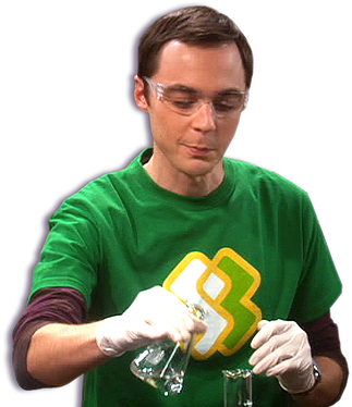 Part Of Vintage Sheldon's Appeal Was His Peculiar, - Sheldon Png (353x382), Png Download