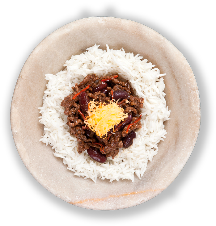 Spiced Beef Chili With Kidney Beans Heat Up Your Kitchen - Steamed Rice (750x750), Png Download