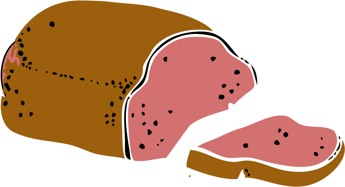 Meatloaf Roast Beef Bacon - Meatloaf Clipart (1412x750), Png Download