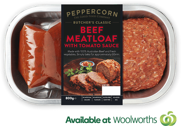 Beef Meatloaf - Woolworths Supermarkets (606x530), Png Download