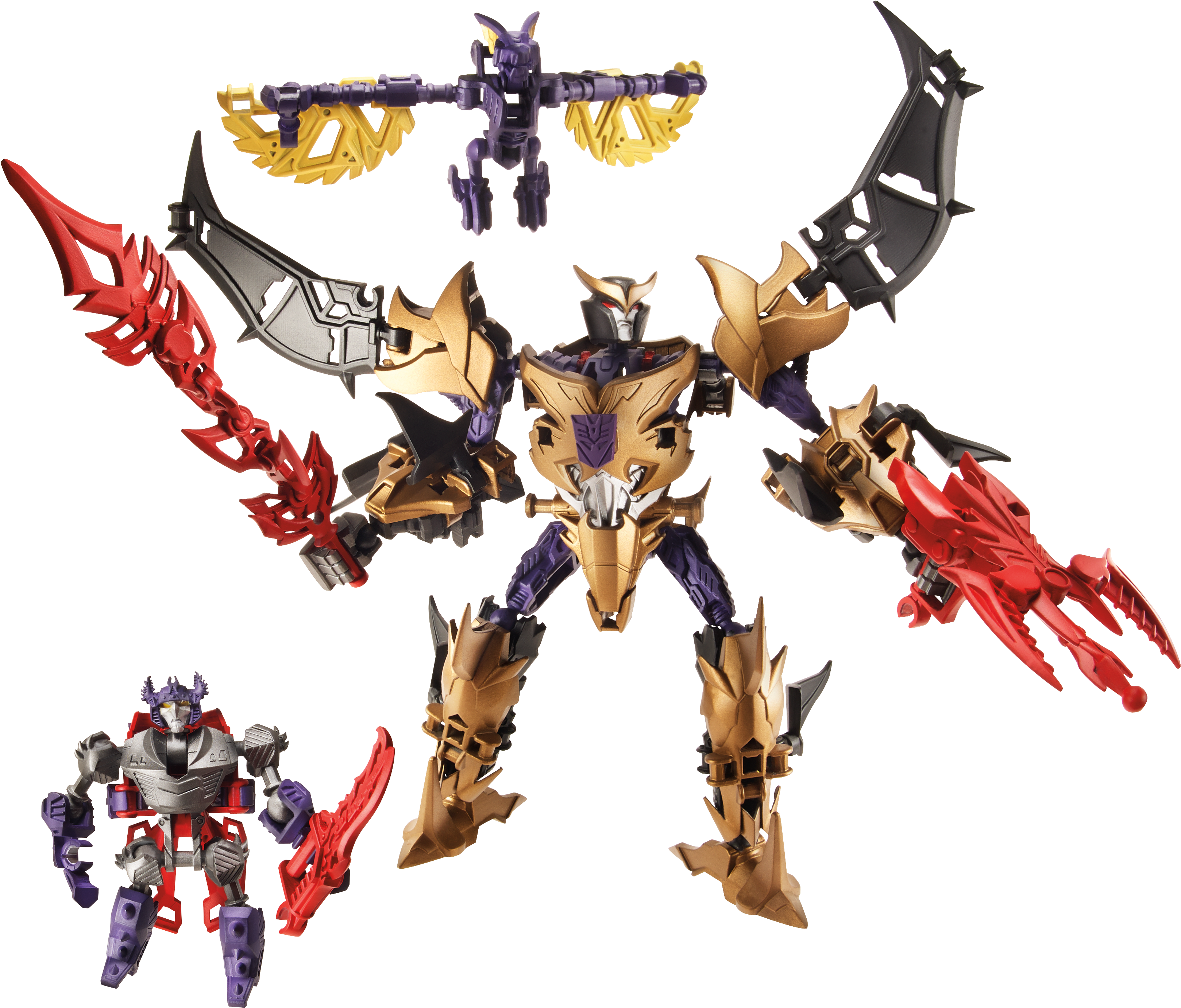 Hasbro's Sdcc Panel Reveals Photo Gallery - Predacon Transformers Prime Megatron (3435x3324), Png Download