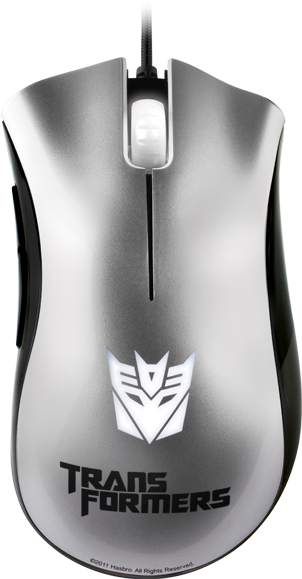 Transformers 3 Megatron Razer Deathadder Gaming Mice - Razer Deathadder Transformer 3 Optimus Prime Mouse (800x600), Png Download
