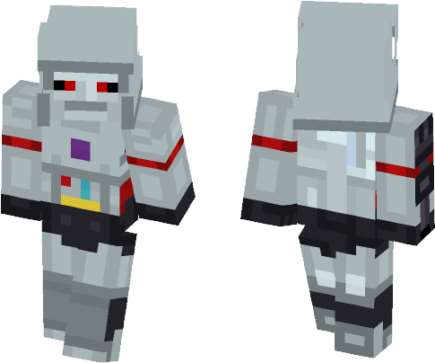Male Minecraft Skins - Megatron (584x497), Png Download