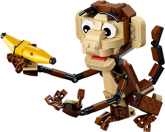 Forest Animals - Lego Creator 31019 Forest Animals (600x450), Png Download
