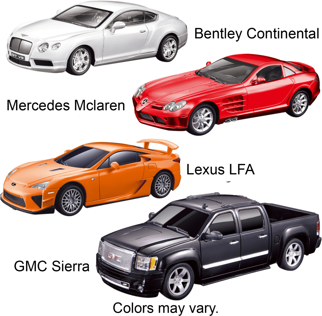 Braha Bentley Gt V8 1:24 R/c Car White (1104x1104), Png Download