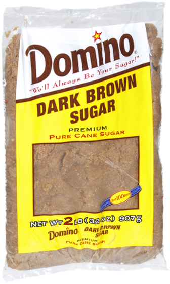 Domino Dark Brown Sugar, Pure Cane - 1 Lb Box (600x600), Png Download