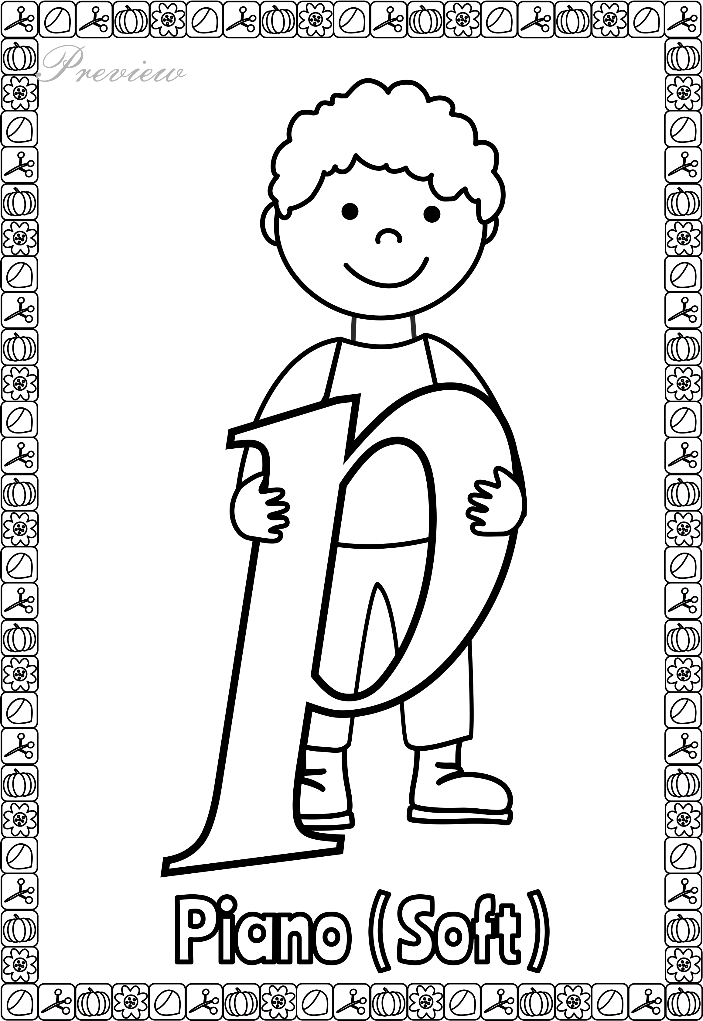 Let Your Kids Decorate Your Classroom With These Music - Music (2364x3371), Png Download