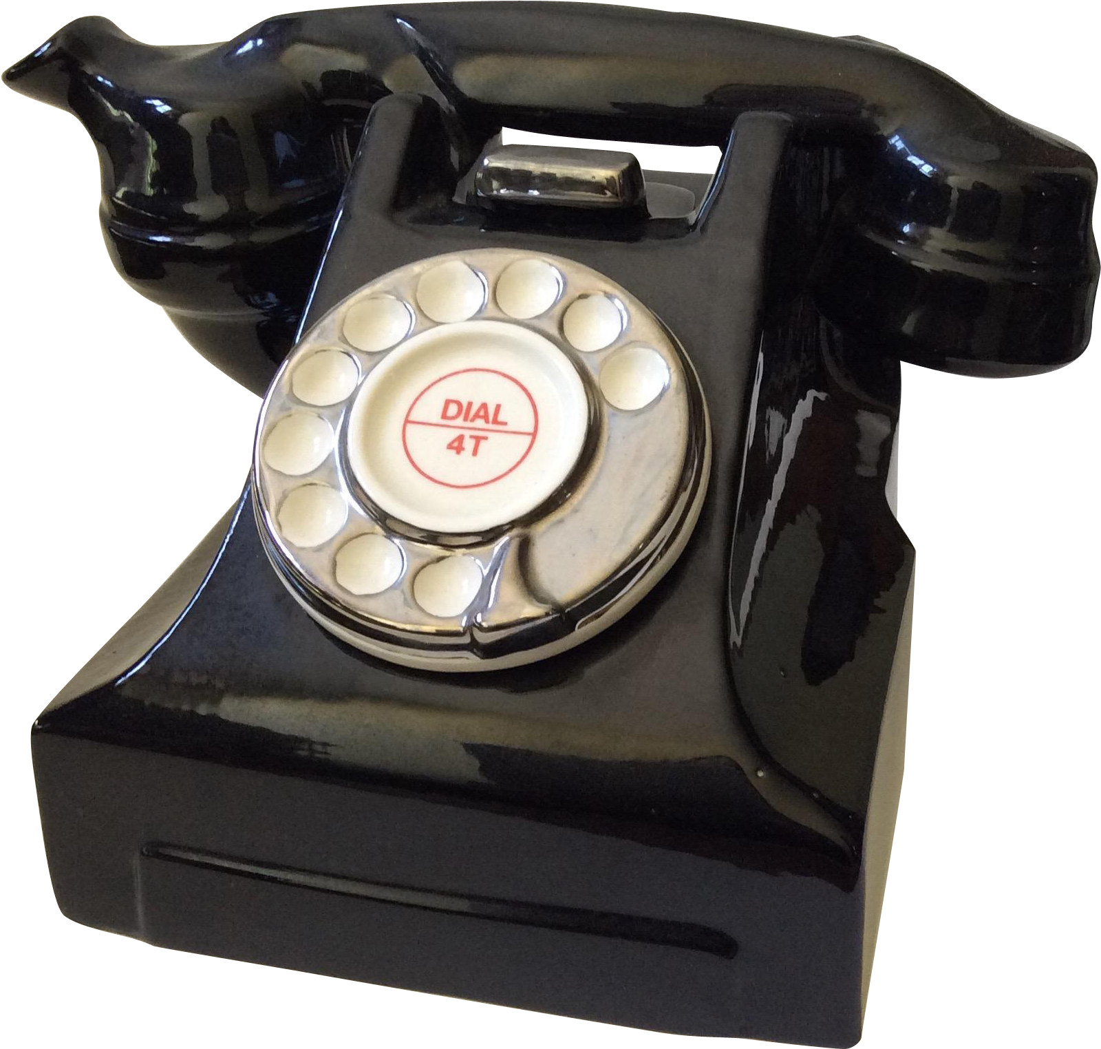 Carter Teapot In Form Of Retro Rotary Dial Telephone - Corded Phone (1599x1599), Png Download
